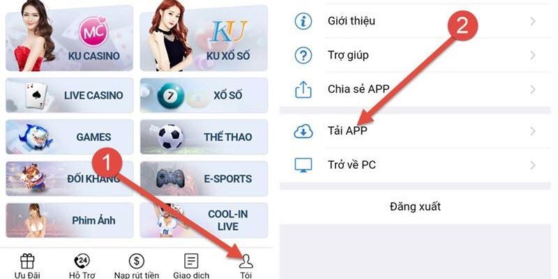 Thuc hien dung cac thao tac huong dan tai app Kubet tren may tinh Thực hiện đúng các thao tác hướng dẫn tải app Kubet trên máy tính